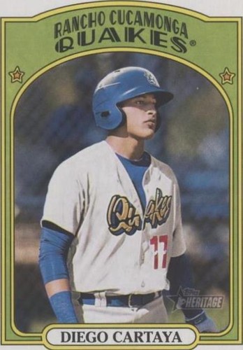 2021 Topps Heritage Minor League Edition - Diego Cartaya #96