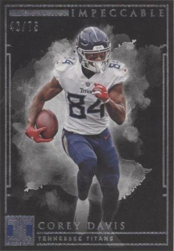 2019 Panini Impeccable Corey Davis #38