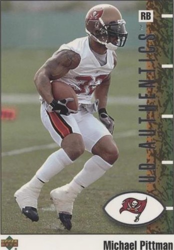 2002 UD Authentics Michael Pittman #84