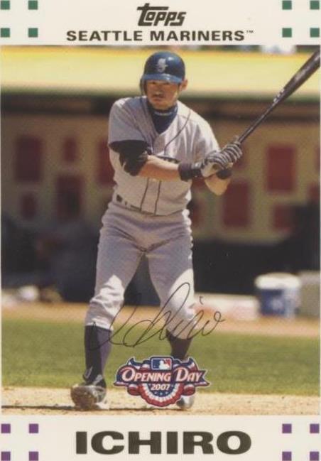 Topps Ichiro Suzuki 2007 Season Baseball Sports Trading Topps Ichiro Suzuki 2007 Season Baseball Sports Trading