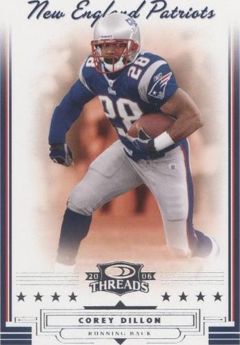 2006 Donruss Threads Corey Dillon #60