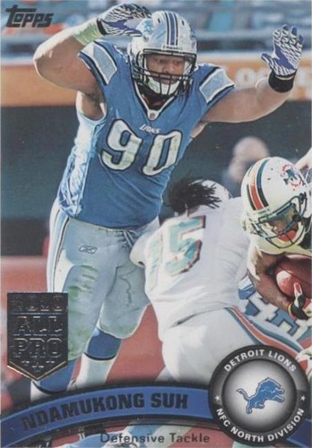 2011 Topps Rookie of the Year Ndamukong Suh card #104 | eBay