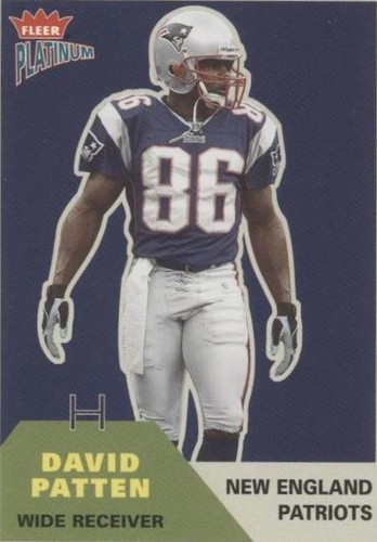 2002 Fleer Platinum David Patten #18