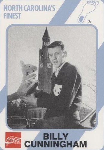 1989-90 Collegiate Collection/Coca-Cola North Carolina's Finest - Billy Cunningham #37