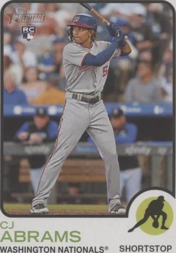 2022 Topps Heritage High Number - C.J. Abrams #501