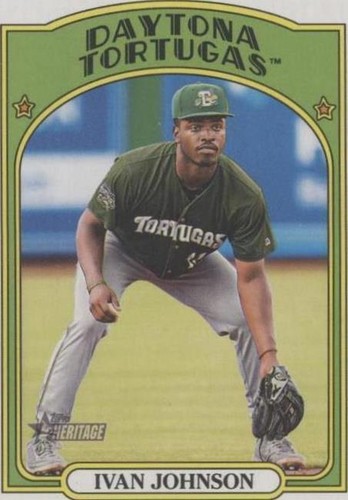 2021 Topps Heritage Minor League Edition - Ivan Johnson #127