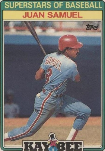 1988 Topps Kay Bee Toys Superstars of Baseball - Juan Samuel #26