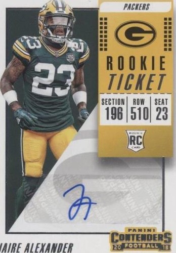 2018 Panini Contenders Jaire Alexander #153