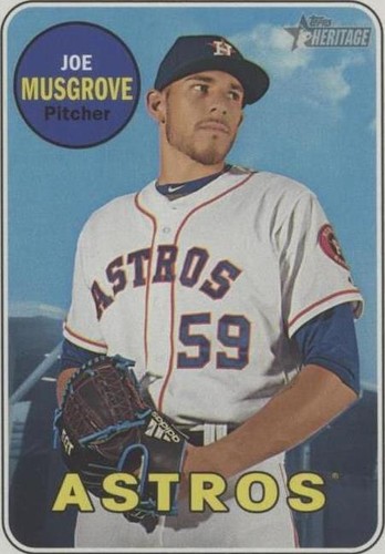 2018 Topps Heritage - Joe Musgrove #489
