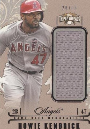 2014 Topps Triple Threads - Howie Kendrick #UJR-HK