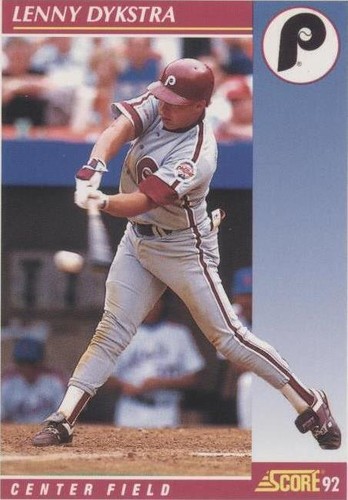 1992 Score - Lenny Dykstra #560