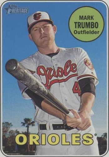 2018 Topps Heritage - Mark Trumbo #466