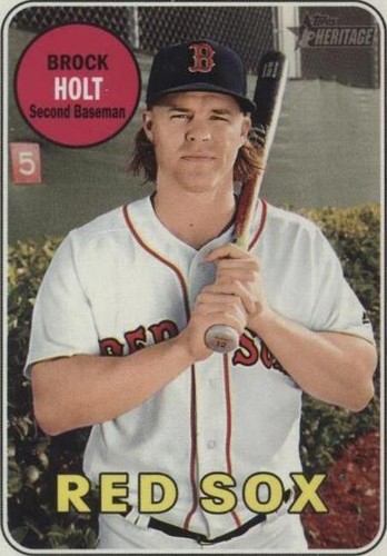 2018 Topps Heritage High Number - Brock Holt #691