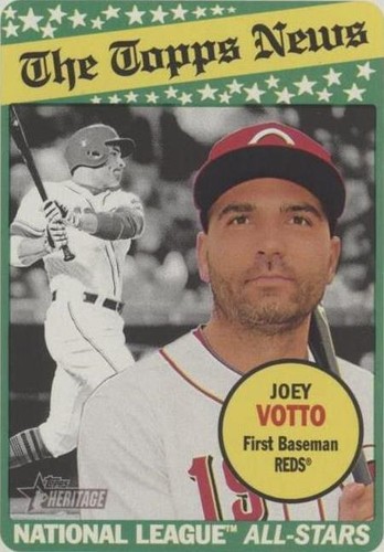 2018 Topps Heritage #187 Joey Votto Cincinnati Reds | eBay
