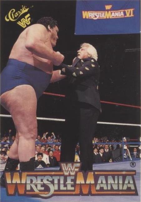 1990 Classic WWF The History of Wrestlemania - Andre the Giant #141