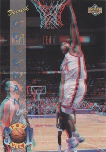 1993-94 Upper Deck Pro View 3D - Derrick Coleman #28