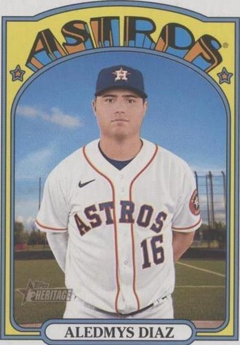 2021 Topps Heritage High Number - Aledmys Diaz #553