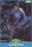 1989 Score - Steve Farr #183