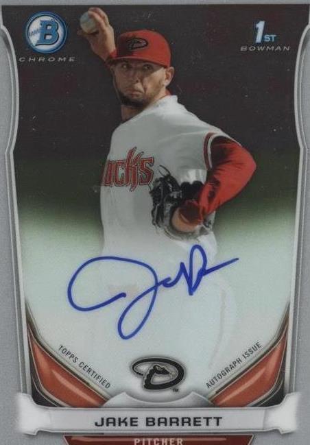 2014 Bowman - Jake Barrett #BCAP-JB