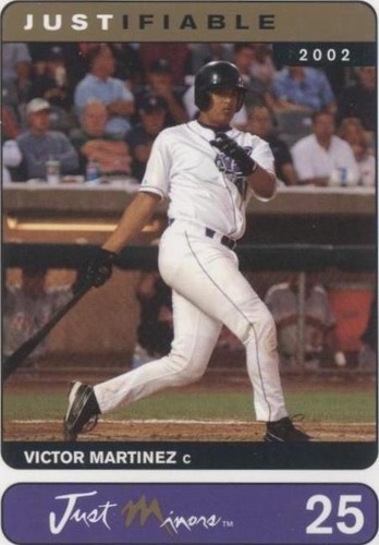 2002 Just Minors Justifiable - Victor Martinez #25