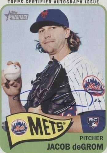 2014 Topps Heritage - Jacob deGrom #ROA-JD