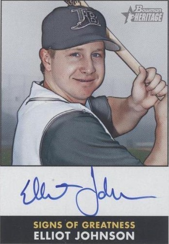 2007 Bowman Heritage - Elliot Johnson #SG-EJ