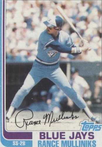 1982 Topps Traded - Rance Mulliniks #78T