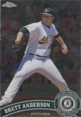 2011 Topps Chrome - Brett Anderson #143