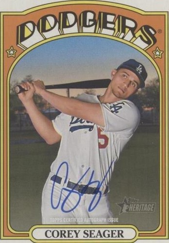2021 Topps Heritage High Number - Corey Seager #ROA-CS