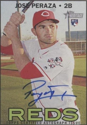 2016 Topps Heritage High Number - Jose Peraza #ROA-JP