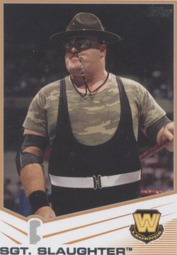 2013 Topps WWE - Sgt. Slaughter #105