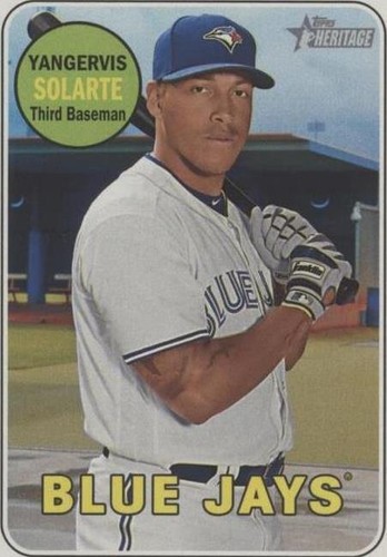 2018 Topps Heritage - Yangervis Solarte #498