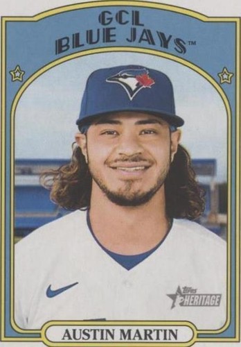 2021 Topps Heritage Minor League Edition - Austin Martin #50