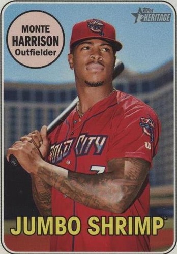2018 Topps Heritage Minor League Edition - Monte Harrison #115