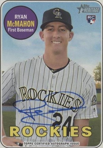 2018 Topps Heritage - Ryan McMahon #ROA-RM