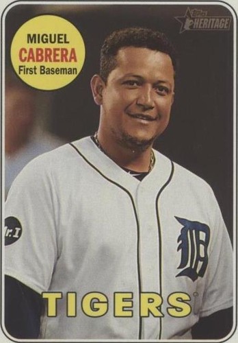 2018 Topps Heritage - Miguel Cabrera #40