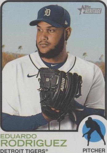 2022 Topps Heritage High Number - Eduardo Rodriguez #721