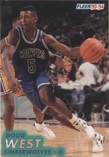 1993-94 Fleer - Doug West #127