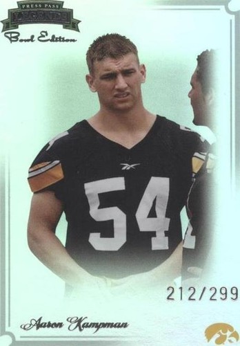 2008 Press Pass Legends Bowl Edition Aaron Kampman #54