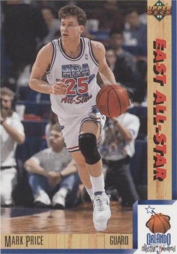1992 Upper Deck NBA Basketball Card #460 Mark Price, East
