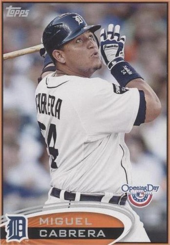 2012 Topps Opening Day - Miguel Cabrera #55