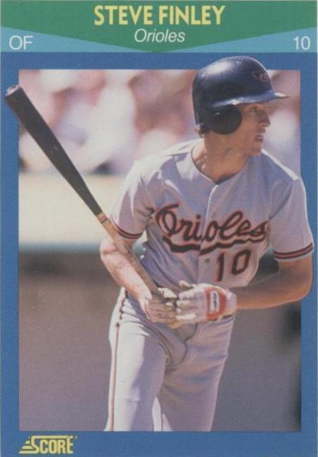 1990 Score Rising Stars - Steve Finley #58