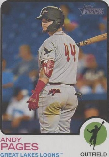 2022 Topps Heritage Minor League Edition - Andy Pages #12