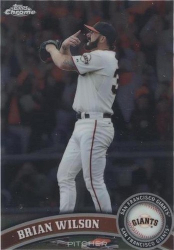 2011 Topps Chrome - Brian Wilson #62