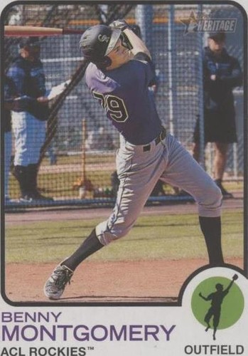2022 Topps Heritage Minor League Edition - Benny Montgomery #100