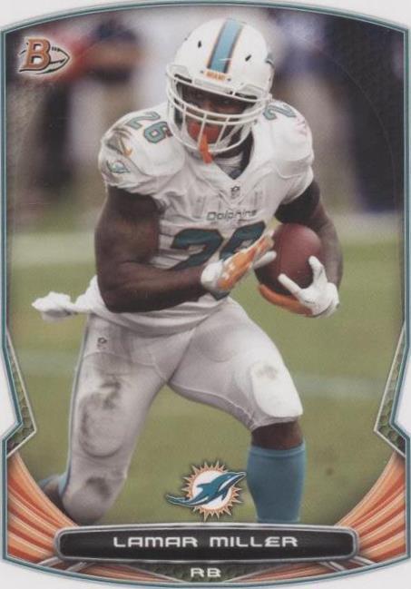2014 Bowman Lamar Miller #58