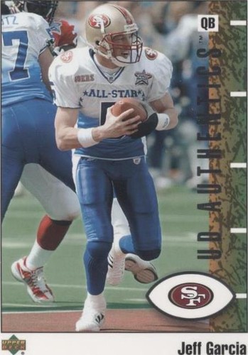 2002 UD Authentics Jeff Garcia #75