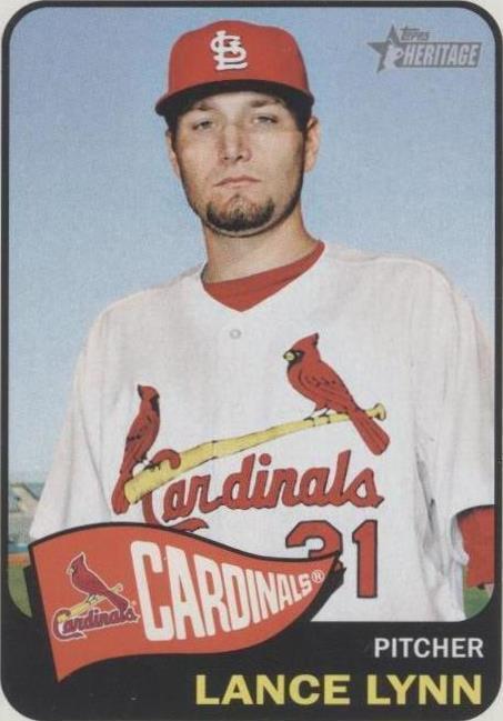2014 Topps Heritage - Lance Lynn #230