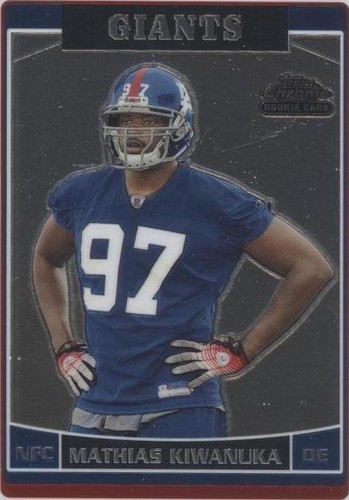 2006 Topps Chrome Mathias Kiwanuka #180