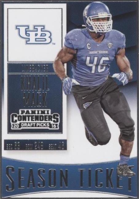 2016 Panini Contenders Draft Picks Khalil Mack #61